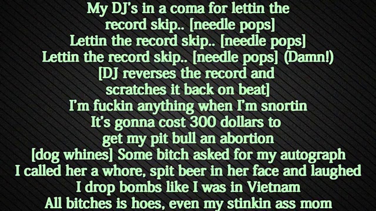 Eminem ft. D12 - Under The Influence (Lyrics)