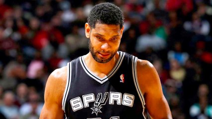 Tim Duncan Shows off His Awkward Dance Moves on Bench