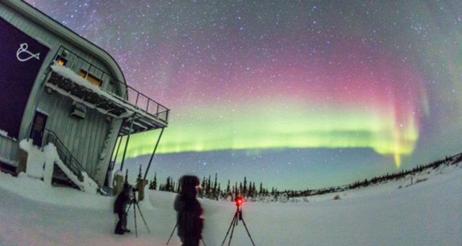 Northern Lights Dance Through the Skies Over Canada