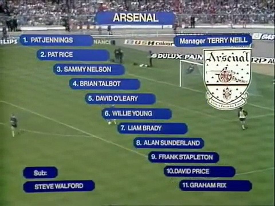 FA Cup 1979 Final - Arsenal FC vs Manchester United