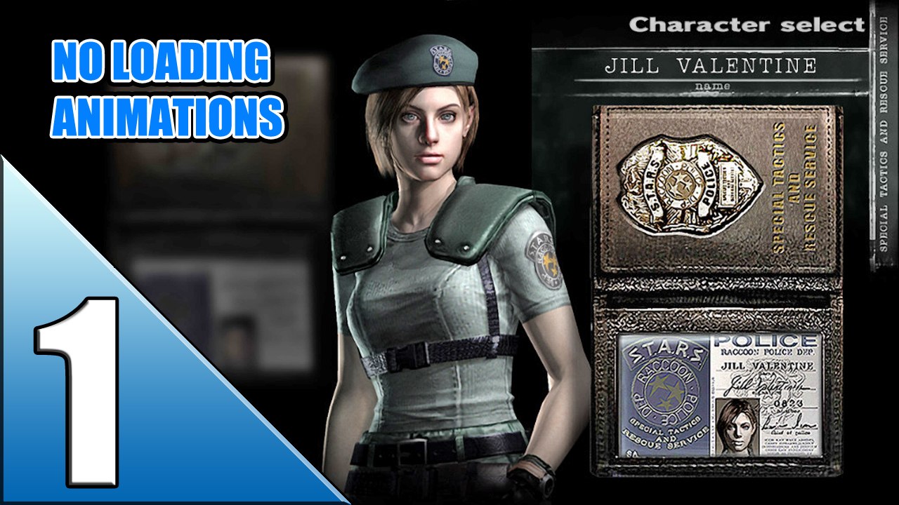 Resident Evil HD Remaster [Jill - no loading] walkthrough part 1