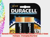 Duracell 3-Volt Camera Batteries Lithium CR-V3 Size 2-Count Packages  (Packaging May Vary)