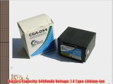 UpStart Battery CGA-D54 CGR-D54 CGA-D54SE/1B Replacement Battery for Panasonic AG DV Series