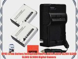 Pack Of 2 NP-85 Batteries And Charger Kit For FujiFilm FinePix S1 SL240 SL260 SL280 SL300 SL305