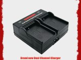 Kapaxen Dual Channel Battery Charger for Nikon EN-EL15 Camera Batteries
