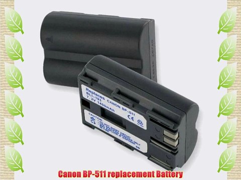 Canon BP-511 replacement Battery