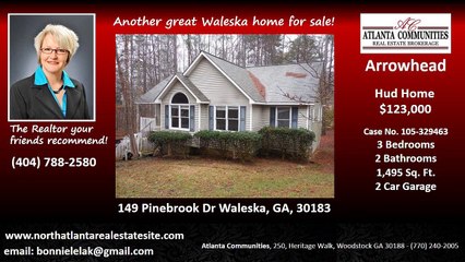 Arrowhead Hud Home for Sale Waleska GA