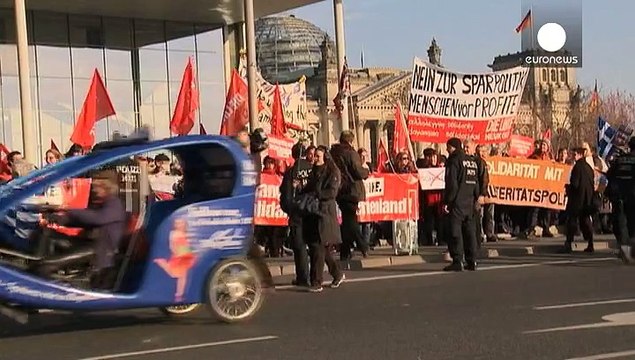 Austerity and reparations: Merkel and Tsipras agree to disagree