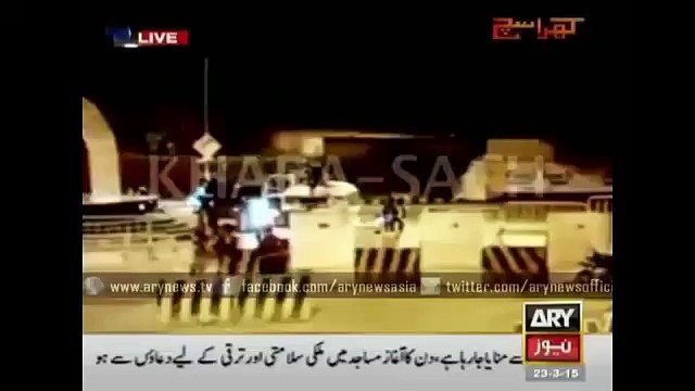Exclusive Nine Zero Raid Footage, Khara Sach 23 March 2015