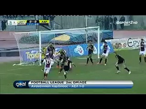 24η Αναγέννηση Καρδίτσας-ΑΕΛ 1-0 2014-15 skai goal