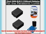 Battery Kit For The Panasonic Lumix DMC-G10 DMC-GF1C DMC-GH1 DMC-G1 DMC-G2 Digital Camera Includes