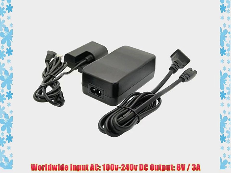 Kapaxen ACK-E6 AC Power Adapter Kit For Canon EOS 6D 7D 60D 70D DSLR Cameras