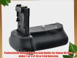 Battery Grip Bundle F/ Canon EOS 6D: Includes BG-E13 Replacement Grip 4-Pk LP-E6 Long-Life