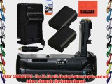 Battery Grip Kit for Canon EOS 60D Digital SLR Camera Includes Vertical Battery Grip   Qty