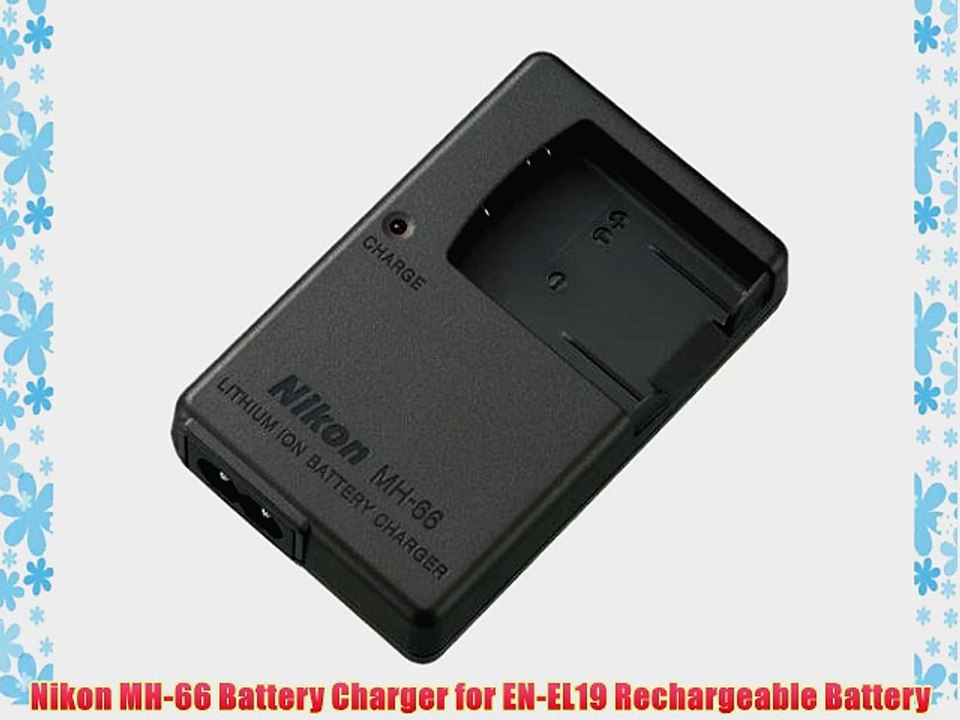 Nikon MH-66 Battery Charger for EN-EL19 Rechargeable Battery