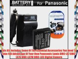 Battery And Charger Kit For Panasonic Lumix DMC-LX7 DMC-LX7K DMC-LX7W DMC-LX5 Digital Camera