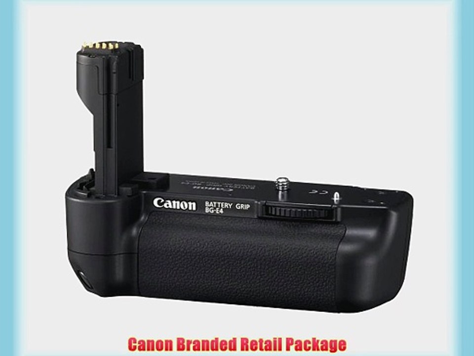 Canon BG-E4 Battery Grip for EOS 5D Digital SLR Camera (Retail Package)