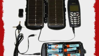 Solar 2 in 1 Folding Panel Power supply AA and AAA battery charger.
