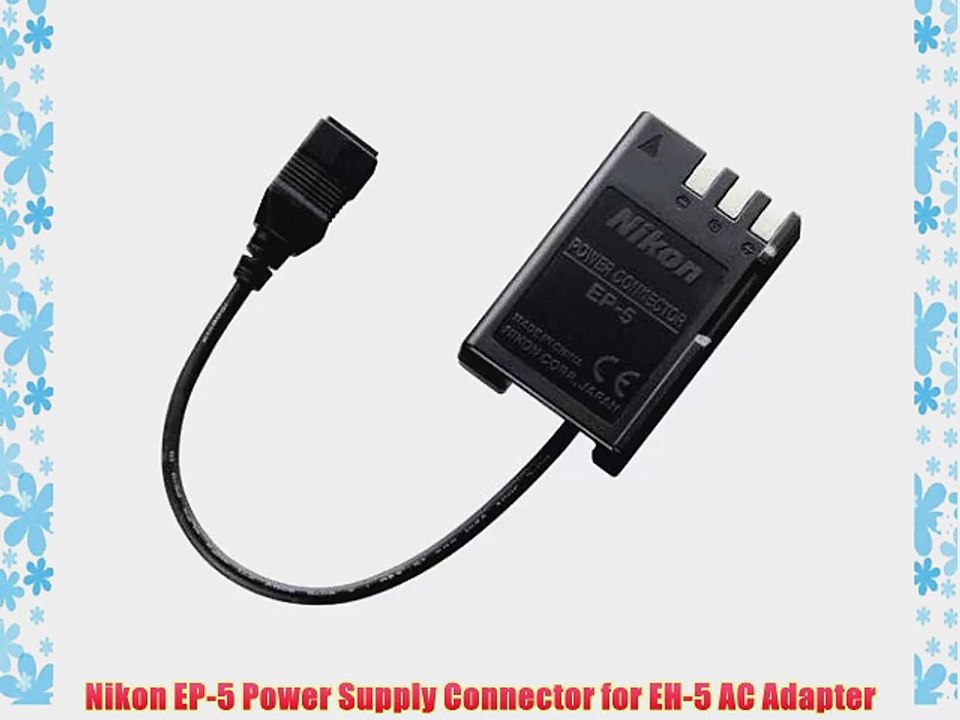 Nikon EP-5 Power Supply Connector for EH-5 AC Adapter