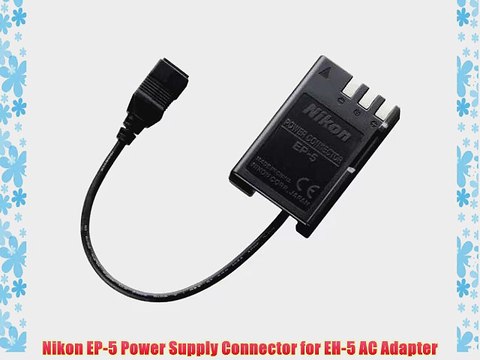 Nikon EP-5 Power Supply Connector for EH-5 AC Adapter