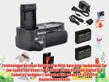 Professional Vertical Battery Grip With Sure Grip Technology For the Canon EOS Rebel T3 T5