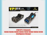 XTAR VP1 2 Channels 10440/16340/14500/14650/17670/18500/18650/18700 Intelligence Charger