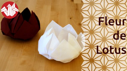 Origami - Fleur de lotus