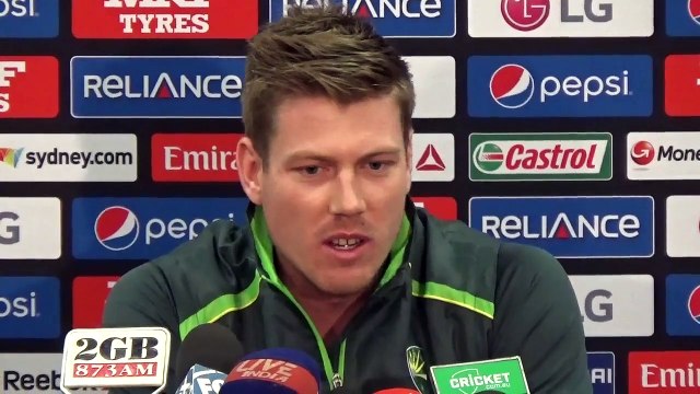 2015 WC IND VS AUS Faulkner confident of beating India