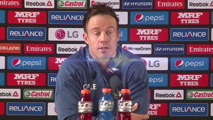 2015 WC NZ vs SA De Villiers reaction before match vs New Zealand
