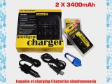 Nitecore Sysmax I4 Intellicharge i4 version 2 Four Bays universal home/in-car battery charger