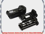 DSTE MB-D12 MBD12 Multi Power Battery Grip for Nikon D800 D800E Digital SLR Camera
