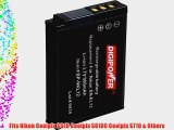 Digipower BP-NKL12 Replacement Li-Ion Battery for Nikon EN-EL12 for use with Coolpix S1000pj