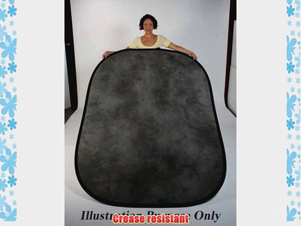 Lastolite LL LB5921 6 x 7 Feet Collapsible Reversible Solid Background (Black/White)