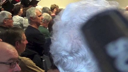 La chorale du jumelage de Villefargeau chante à Gurgy