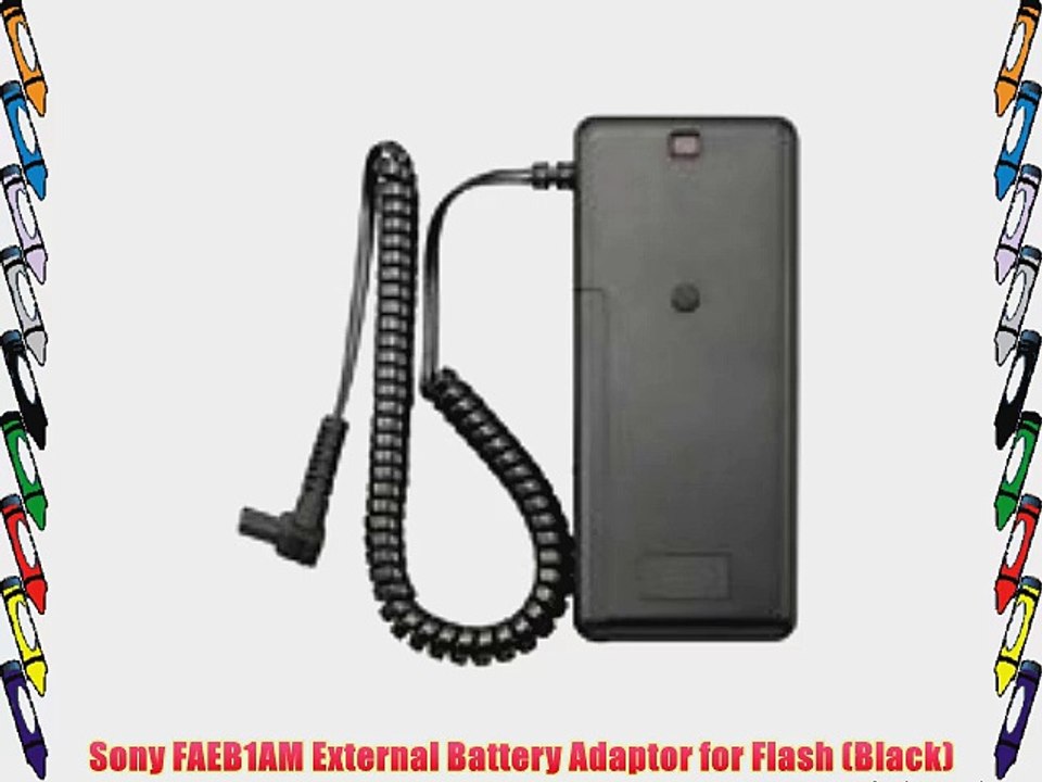 Sony FAEB1AM External Battery Adaptor for Flash (Black)