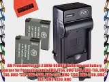 BM Premium Pack of 2 DMW-BCM13E Batteries and Battery Charger for Panasonic Lumix DMC-FT5A