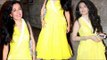 Hot Beauty Mini Mathur Look Sexy In Yellow Dress