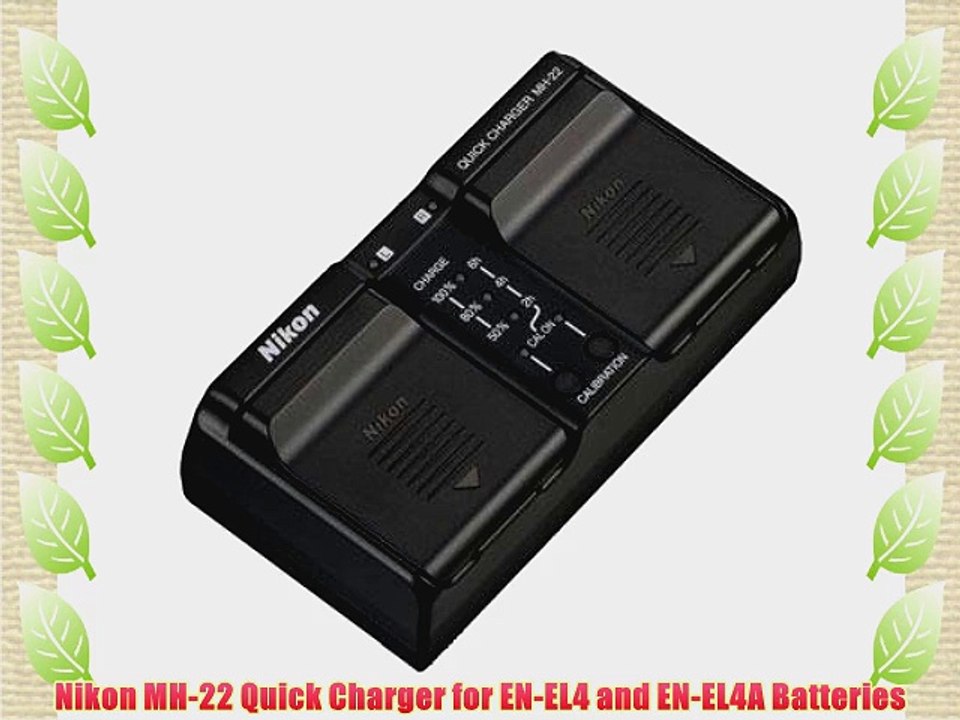 Nikon MH-22 Quick Charger for EN-EL4 and EN-EL4A Batteries
