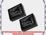 2-Pack Fuji FujiFilm NP-W126 High-Capacity Replacement Batteries with Rapid Travel Charger