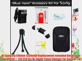 Must Have Accessory Kit for Sony DSC-HX5V DSC-H70 DSC-HX7V DSC-HX9V DSC-H90 DSC-HX30V DSC-HX20V