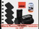Battery Grip Kit for Canon Rebel SL1 EOS 100D Digital SLR Camera Includes Qty 4 Replacement