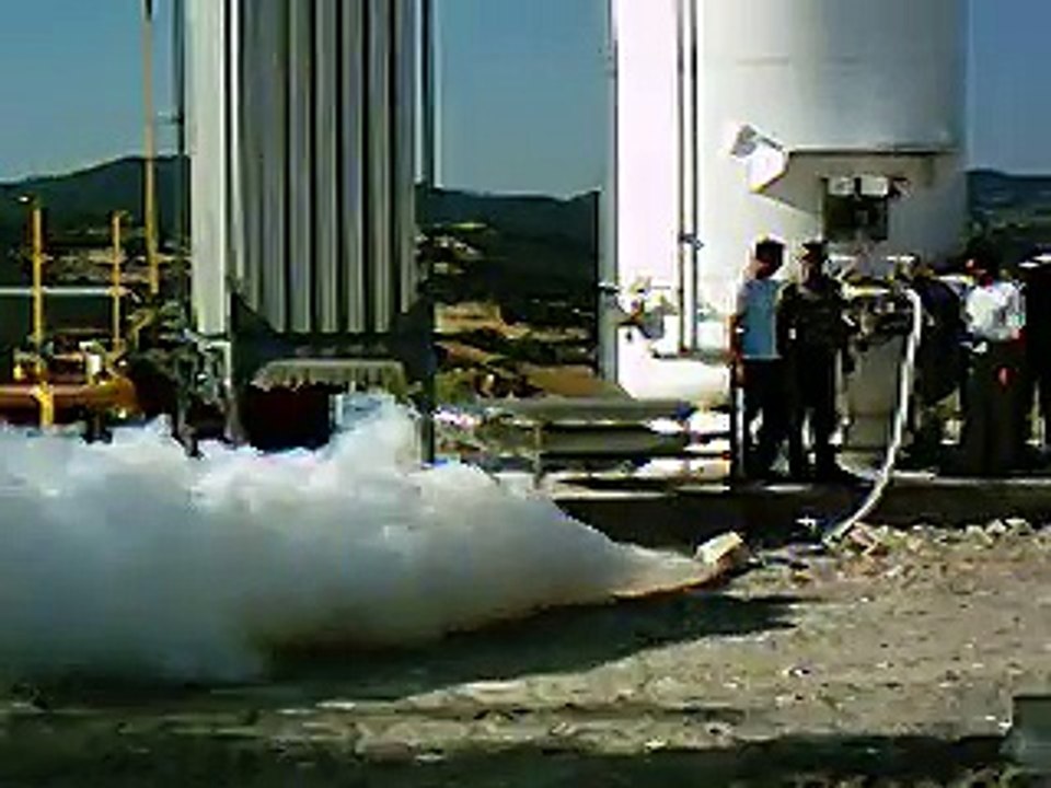 LNG Tankından azot boşaltılması