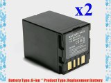 2 Pack Replacement Battery for 6Hrs BN-VF733 JVC Everio GZ-MG21U GZ-MG505--ATC?