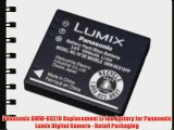 Panasonic DMW-BCE10 Replacement Li-ion Battery for Panasonic Lumix Digital Camera - Retail