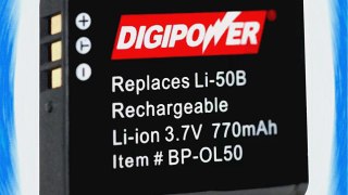 Digipower BP-OL50 Replacement Li-Ion Battery for Olympus Li-50B