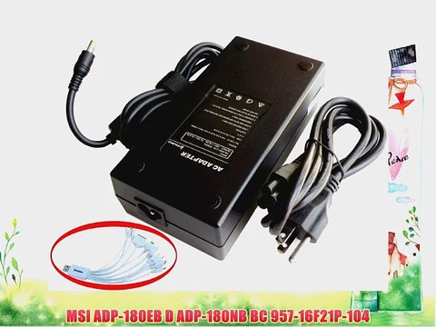 iTEKIRO 180W AC Adapter for MSI GT60 GT60 0NC GT60 0ND GT60 0NE GT60 0NR GT683DX GT683DXR GT685