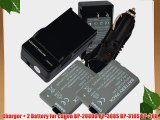 Charger   2 Battery for Canon BP-208DG BP-308S BP-310S BP-208
