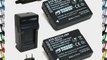 Wasabi Power Battery (2-Pack) and Charger for Panasonic DMW-BCG10 DMW-BCG10E DMW-BCG10PP and