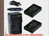 ChiliPower EN-EL14 EN-EL14a 1300mAh Battery 2-Pack   Charger (US Plug) for Nikon Coolpix P7000