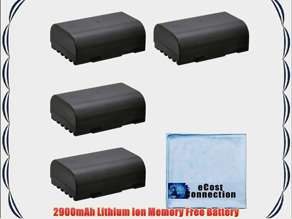 4 LI90 Li-Ion Rechargeable Batteries for Pentax K-5 II K-5 IIS K-01 K-7 K-5 K-3 and 645D DSLR